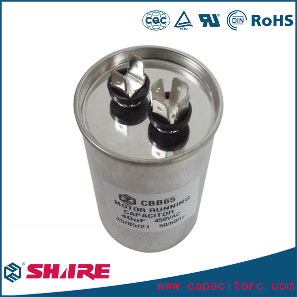 Cbb65 450V 25UF Motor Starting Air Conditioner Sh Capacitor