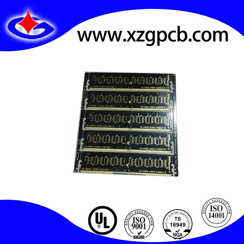 Multilayer PCB Circuit Board with Min. Line Space 68um and Black Psr Soldermask