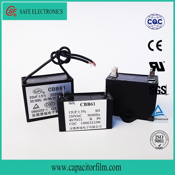 Cbb61 AC Motor Run and Start Square Capacitor for Air Ciodition