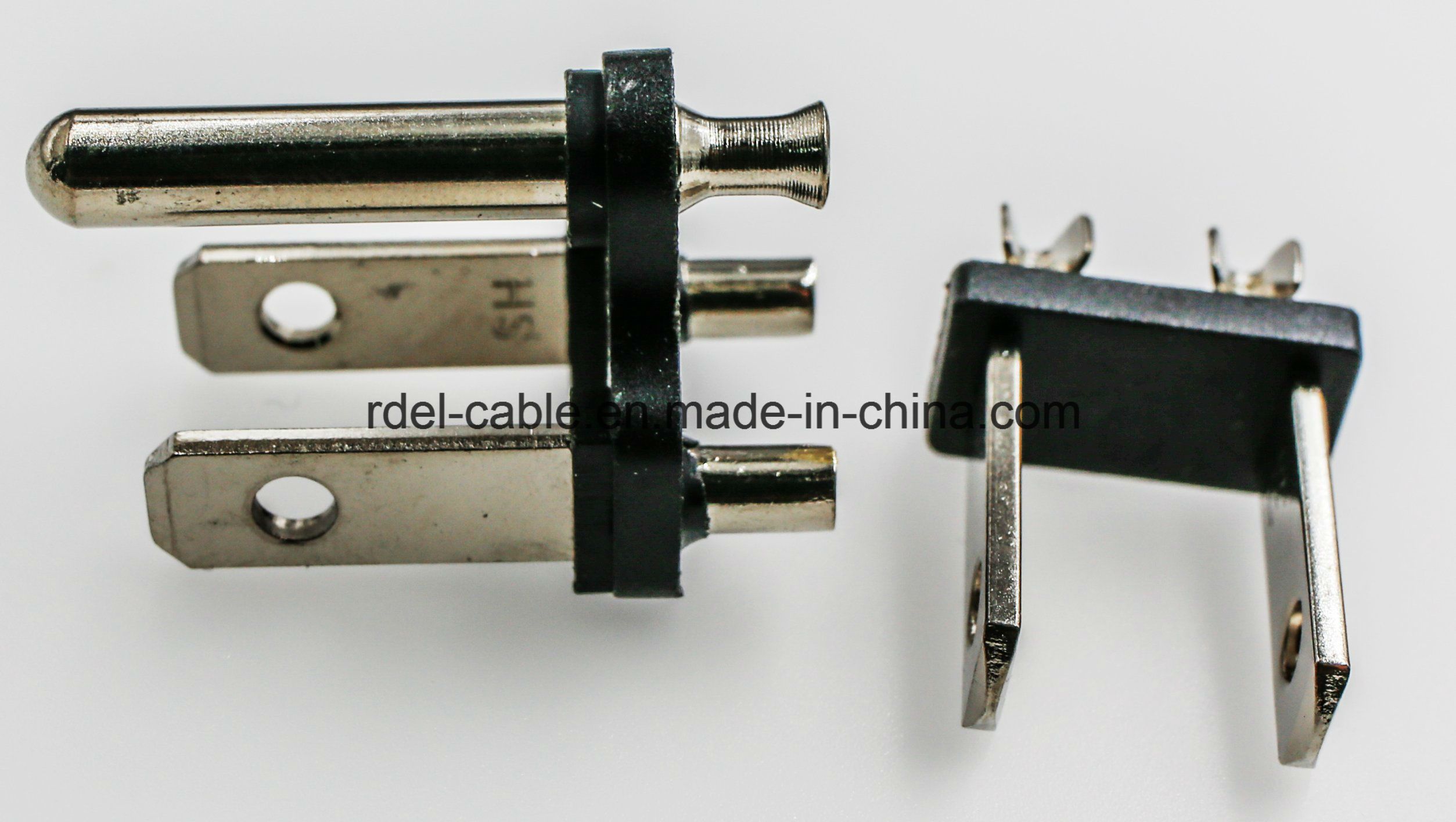 Two Pins Japanese Plug Insert with RoHS Certification