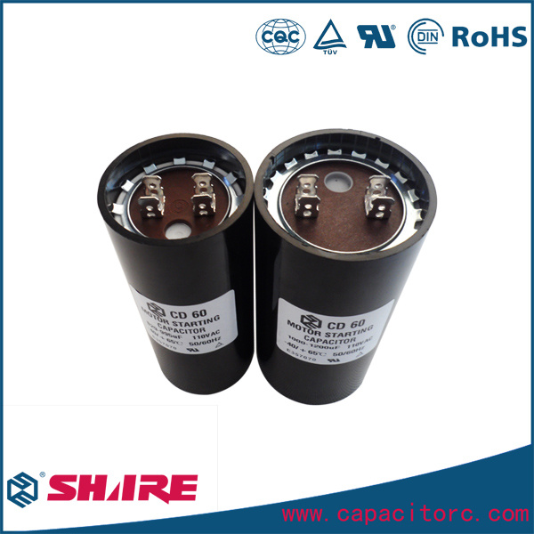 110-125VAC CD60 Motor Start Electrolytic Capacitors
