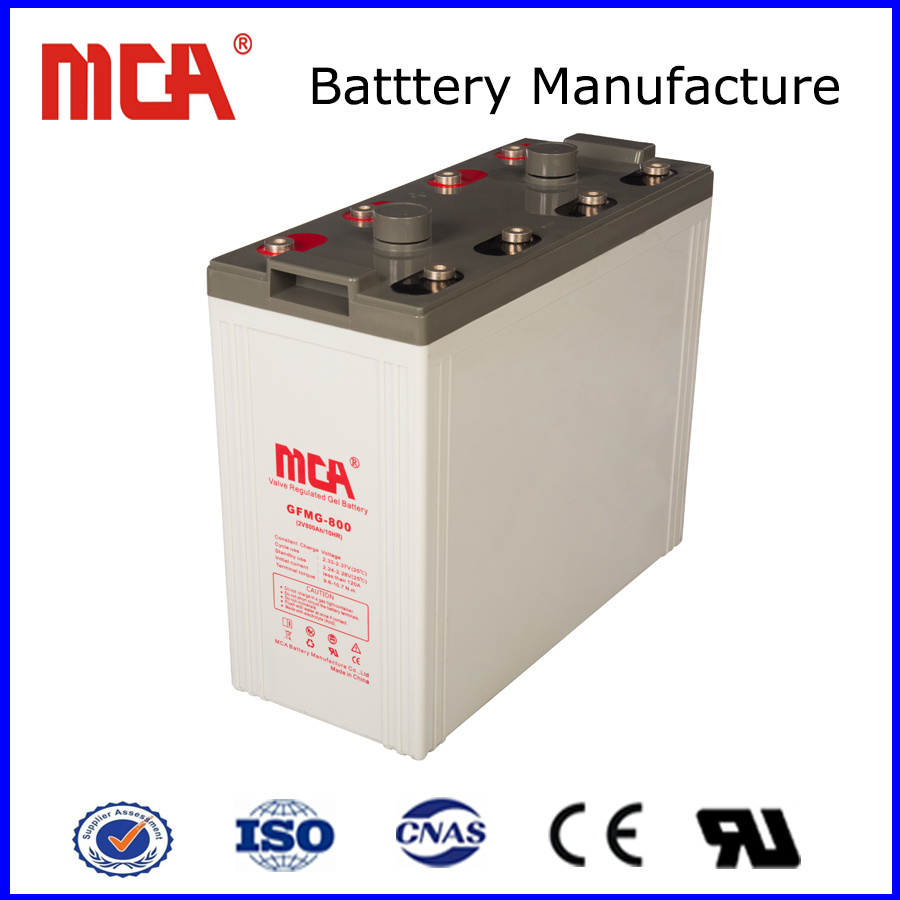 Good Quality Solar Battery Gel Battery Deep Cycle Battery 2V800ah