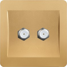 Hermano T126D Double Satellite Socket