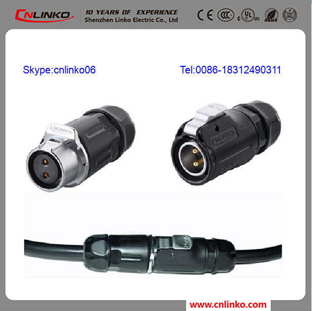 DC Plug DC Adapter IP67 2 Pin Waterproof Connector/Connector 2pin