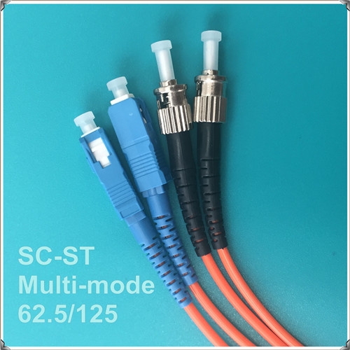 St-Sc Multimode Double Core Fiber Jumper