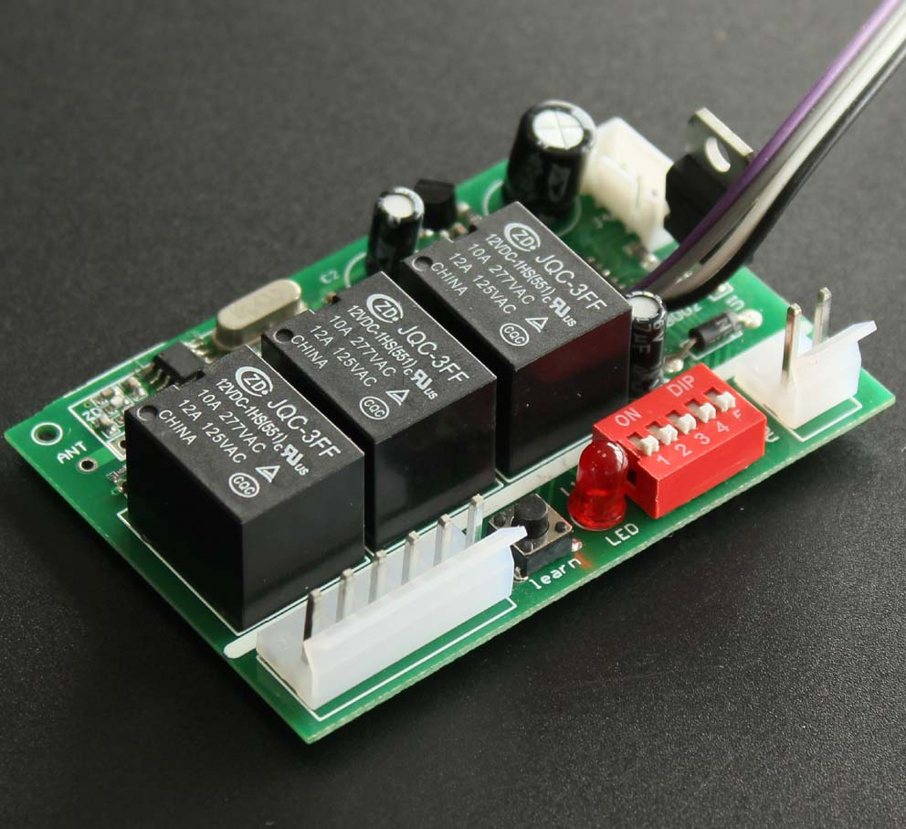 3 Channels Magic Receiver and Remote Kit Garage Doo Receiver