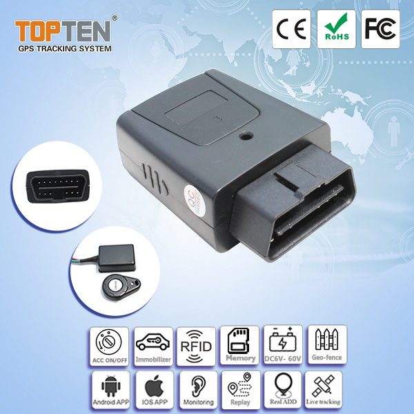 OBD Car GPS Location Tracking System with History Driving Report (TK208-ER)