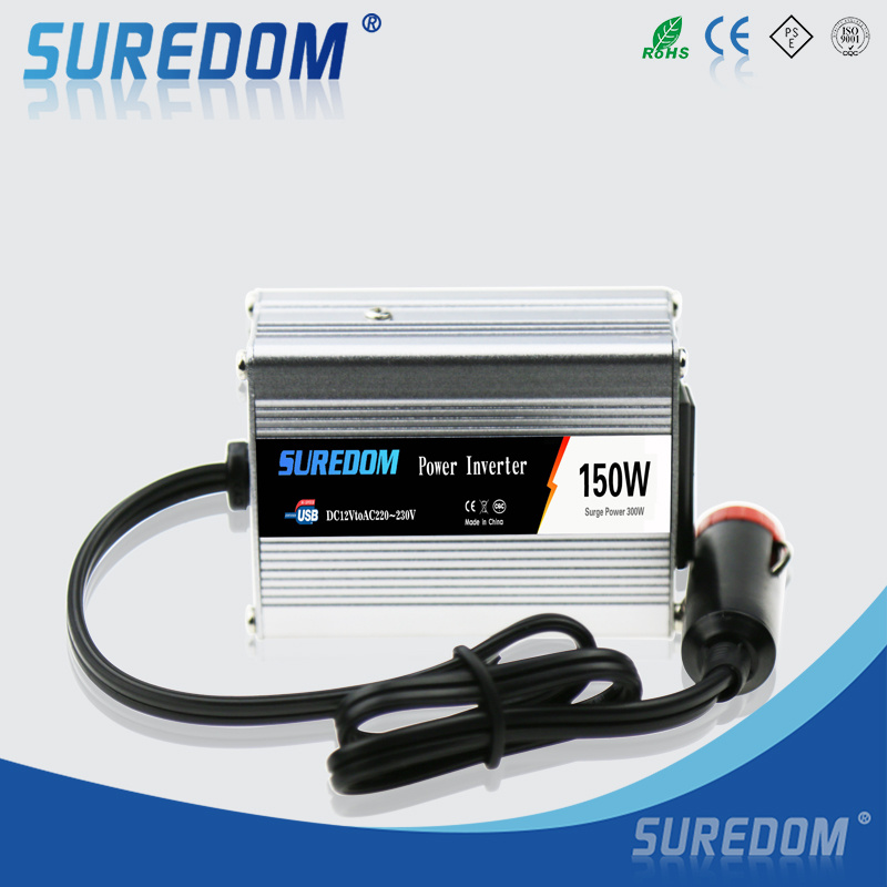 Factory Selling 150W Modified Sine Wave Mini Car Power Inverter