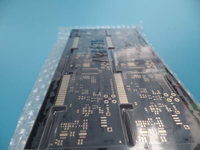 Gold Finger PCB 2 Layer Cricuit Board with Black Soldermask