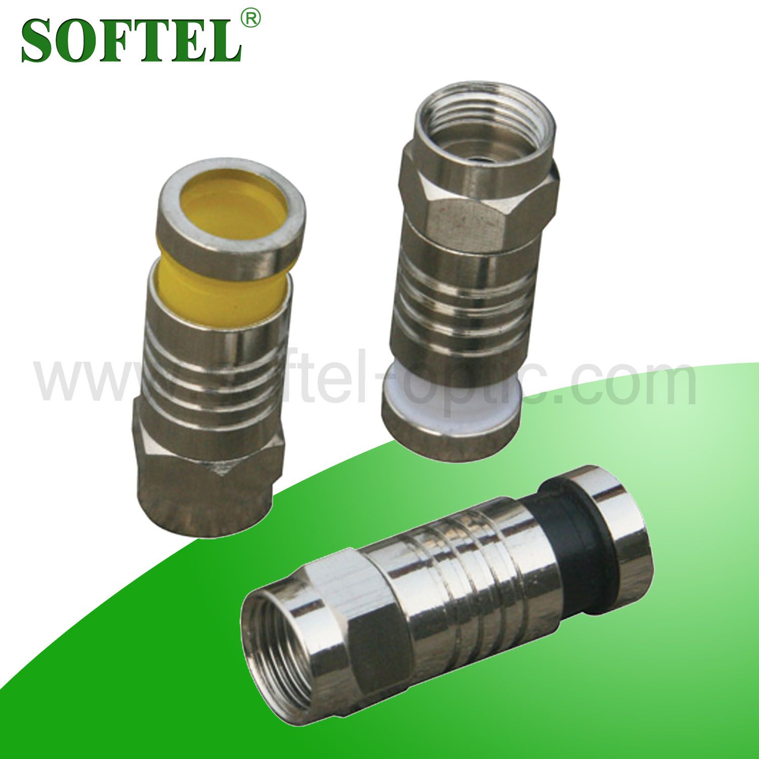 75ohm Bass Connectors Suitable for Distribution Cable Rfconnector