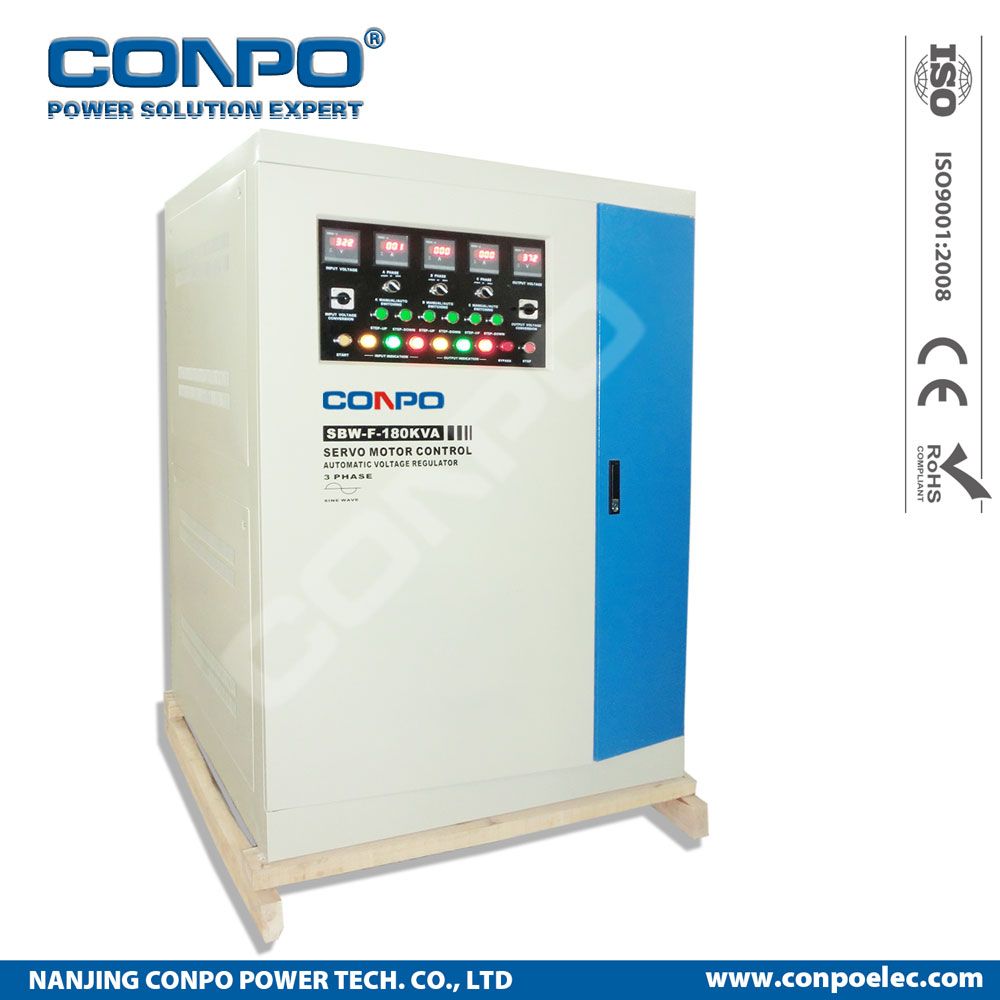 SBW-F-180kVA 3phase Split-Phase, Industrial-Grade Compensated Voltage Stabilizer/Regulator