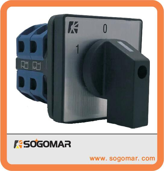 Rotary Switch 25ampere 1pole 2pole 3pole 4pole 1-0-2