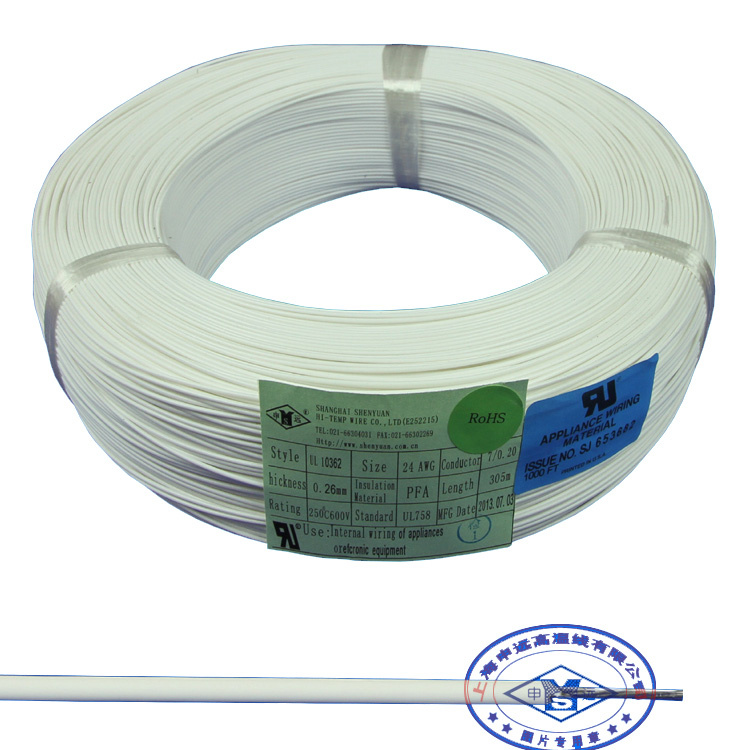 600V UL 10362 PFA Teflon Insulated Wire