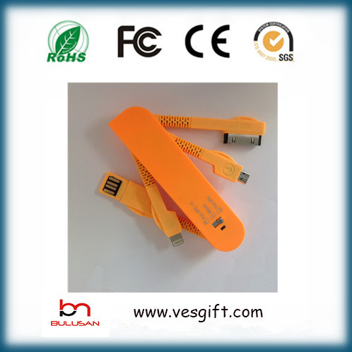 3 in 1 Knife Data Cable/Charging Cable Micro USB Cable