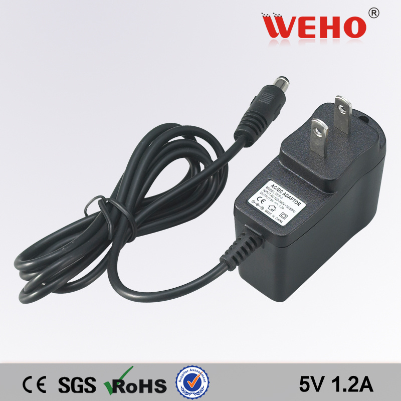 Weho DC 5V 1.2A 6W Worldwide Plug Adaptor