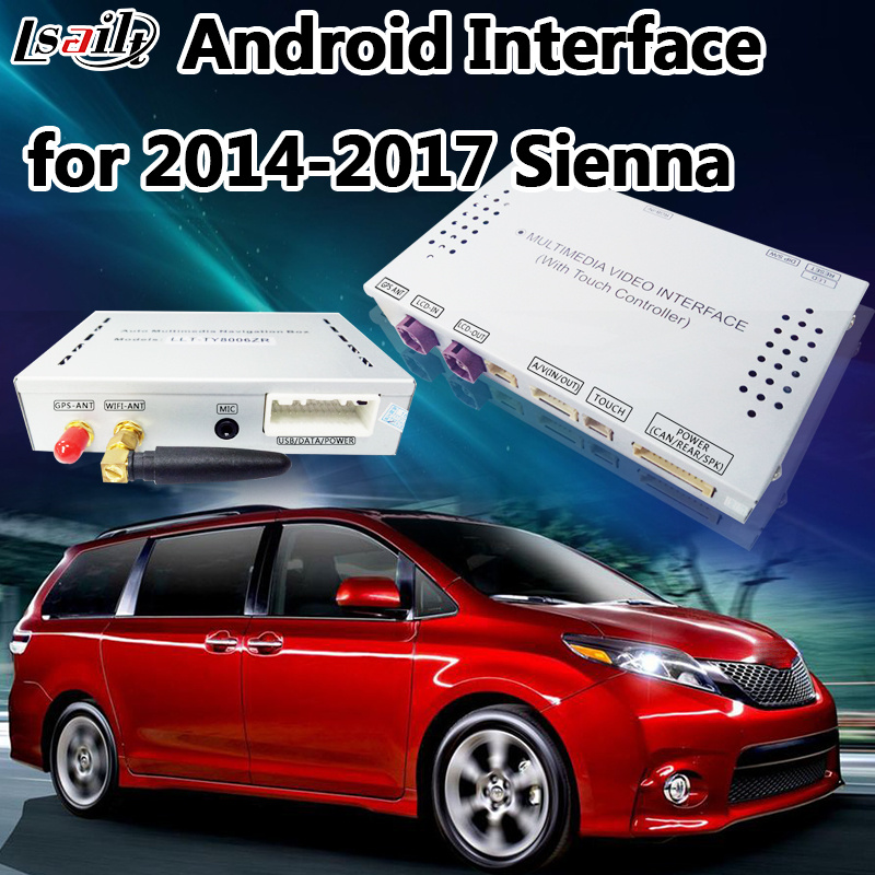 4-Core Android 5.1 Navigation Video Interface for Sienna Support WiFi, Mirrorlink, Rear Camera, Apps