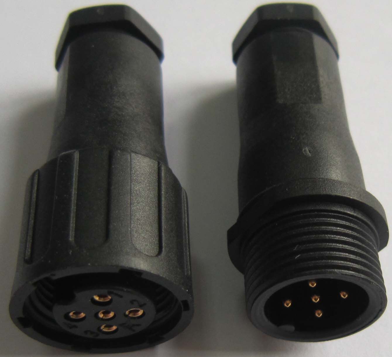 Fs2-5 Pins Water Proof Plastic Connector