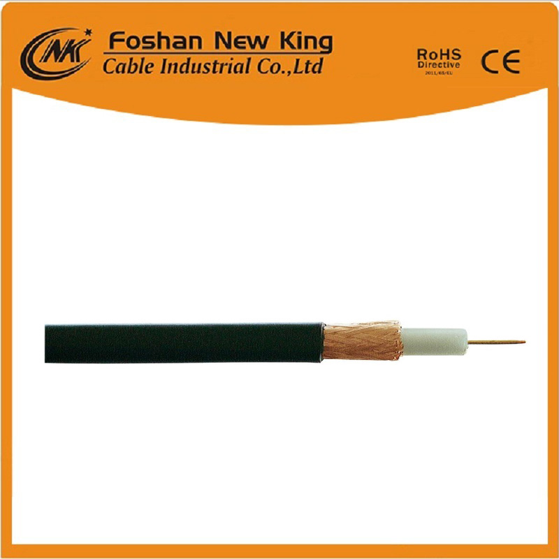 Factory of CATV Using for Video Audio Output 1.02mm 75ohm Bc/CCS Communication Cables RG6 Coaxial Cable/TV Cable