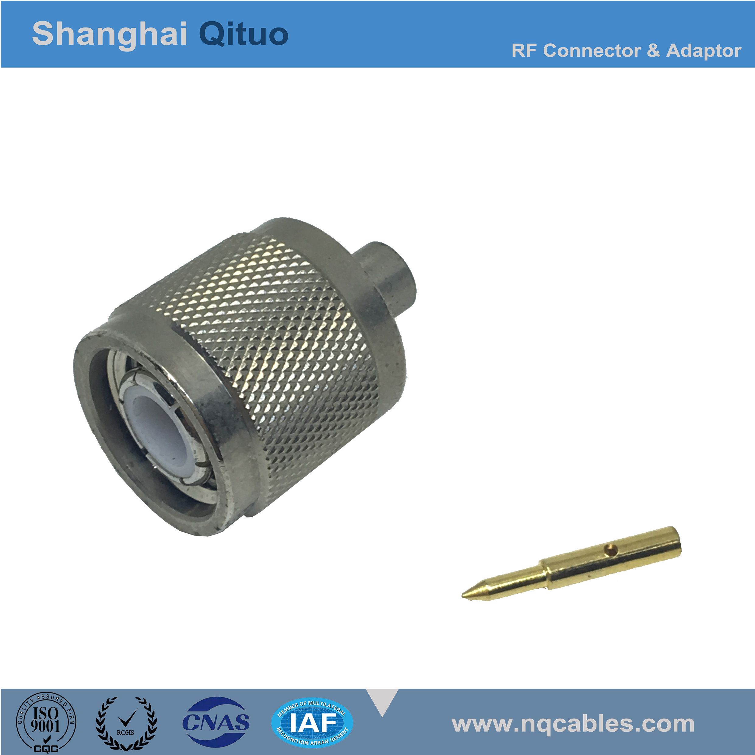 RF Connector TNC Straight Male Plug for Rg405 (No. 3) Cable (TNC-JB3)