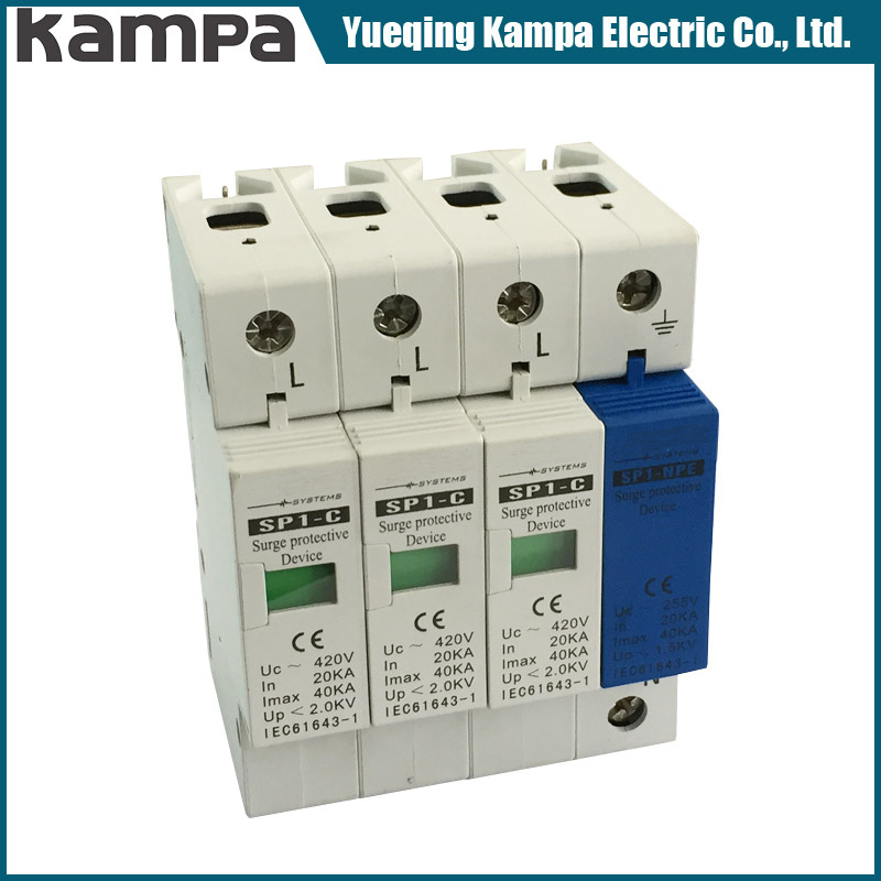 40ka 3p+N Surge Protector