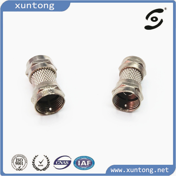 F Connector Twist on Male Coaxial Connector for Rg59 Cable