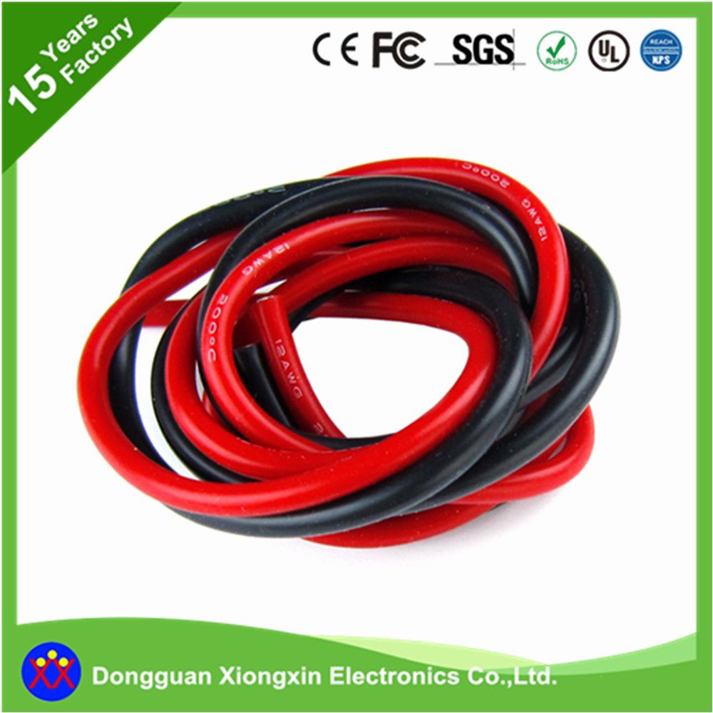 Silicone Rubber Insulation Lighting Textile Cable