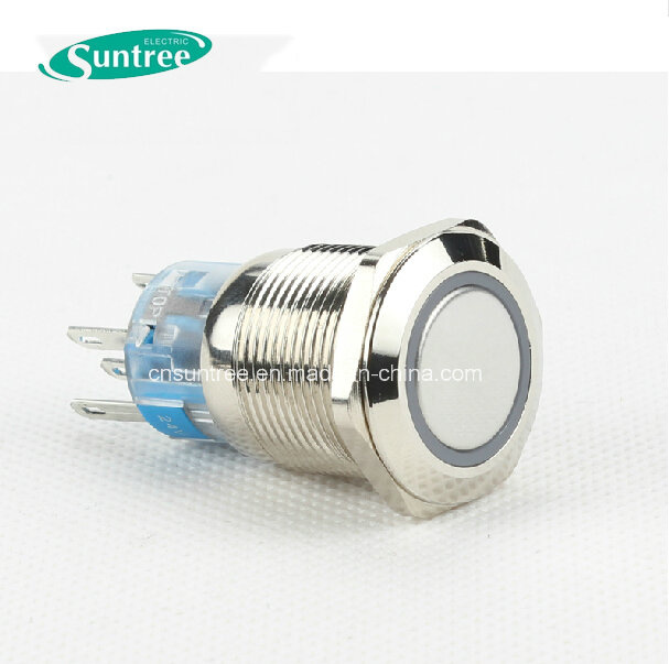 Diameter 19mm Latching Push Button Switch
