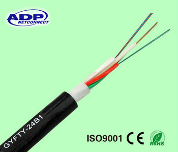 2 Cores FRP GYFTY Optic Fiber Cable