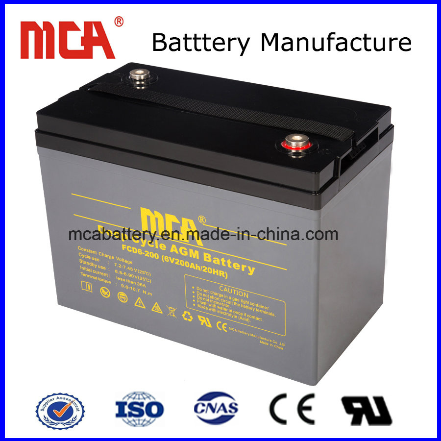 Electronics Power Supply 6V Sealed Lead Acid Battery