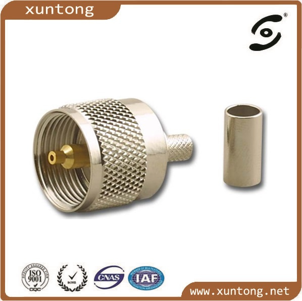 UHF Crimp Male (Plug) Connector for Rg58 Cable