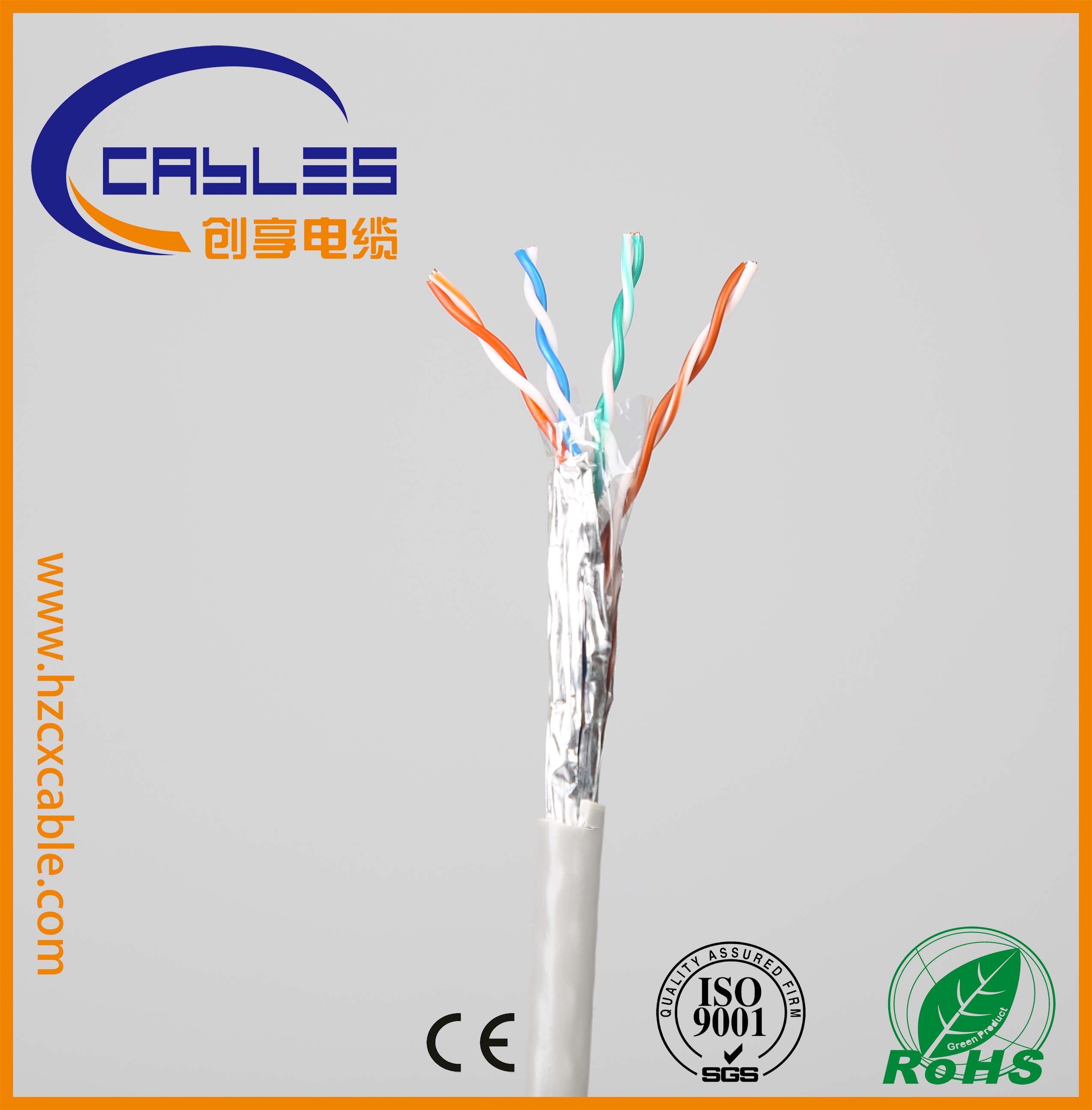 Optical Fiber Cable Cat5e with ISO/RoHS/Ce