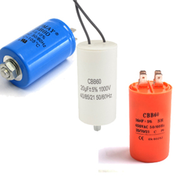 Motor Starting Capacitor Cbb60 with 25V to 400V