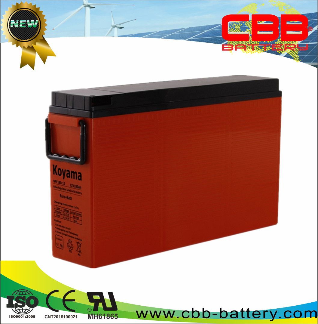 180ah 12V Front Terminal Battery/ Accumulators Telecom Battery
