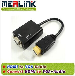 HDMI to VGA+Audio Cable (20cm)