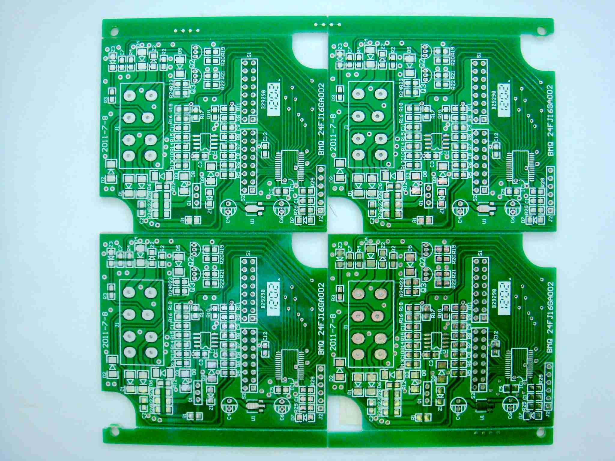 2 Layer Green Solder Mask PCB with UL