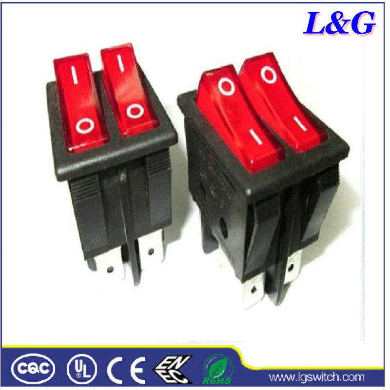Illuminated on-off T125 Rocker Switch for Ovens
