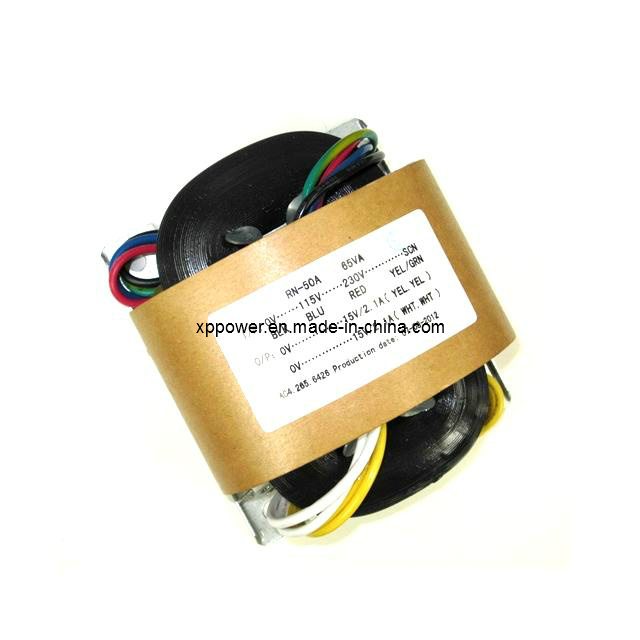 R-Type Single-Phase Switching Power Transformer, Low Profile and High Efficiency (XP-PT-R50-2)