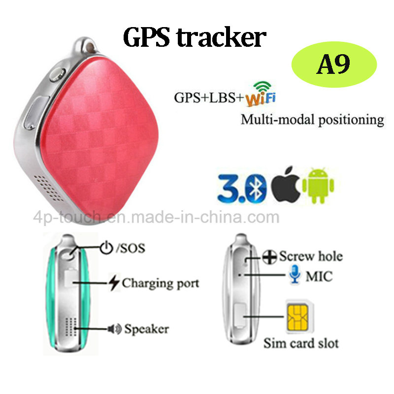 Mini GPS Tracker Key Pendant with GPS WiFi Lbs (A9)