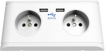 French USB Wall Socket, France USB Wall Socket, Poland USB Wall Socket