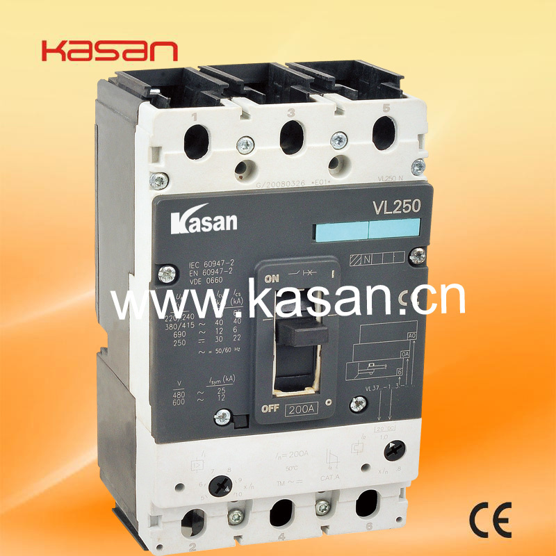 Electrical MCCB Circuit Breaker Vl-250 Siemens