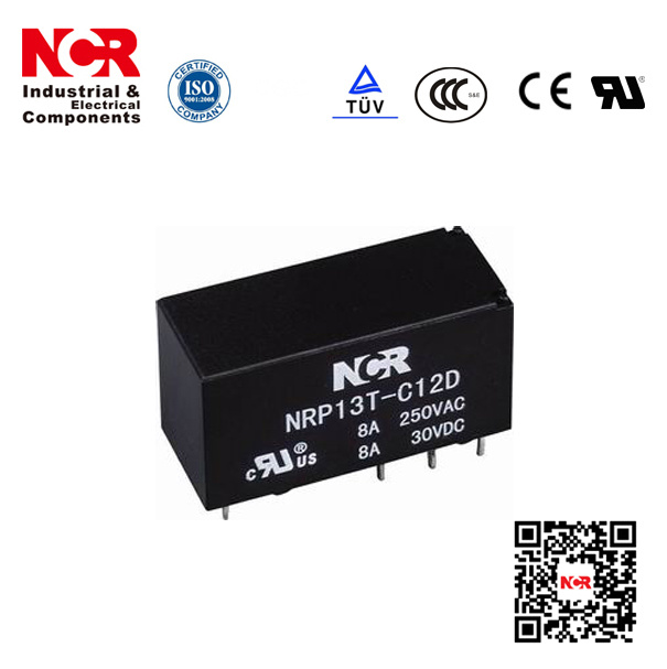 3V 8A Mini PCB Relay/Electric Relay 12V 8A (NRP13T)