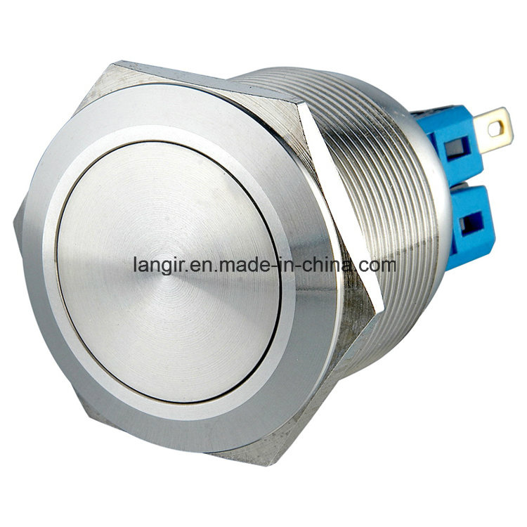25mm Self-Locking 1no1nc Stainless Steel Push Button Switch IP65