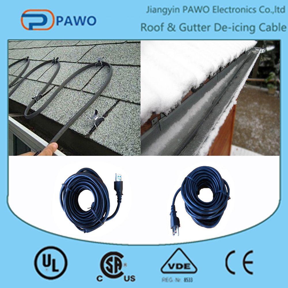 160W PVC Electrical Heating Cable/Roof Heating Cable