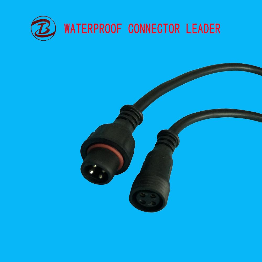 LED Lighting IP67 4 Pin Waterproof Connector