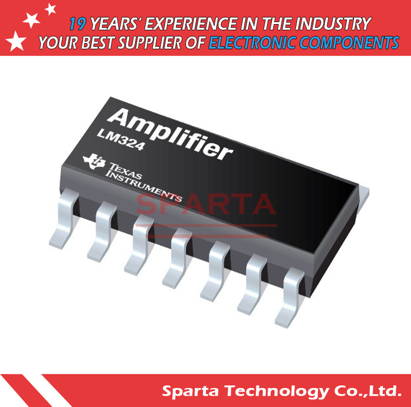 Lm324dr Lm324 Lm324dt Sop14 Operational Amplifier Integrated Circuit