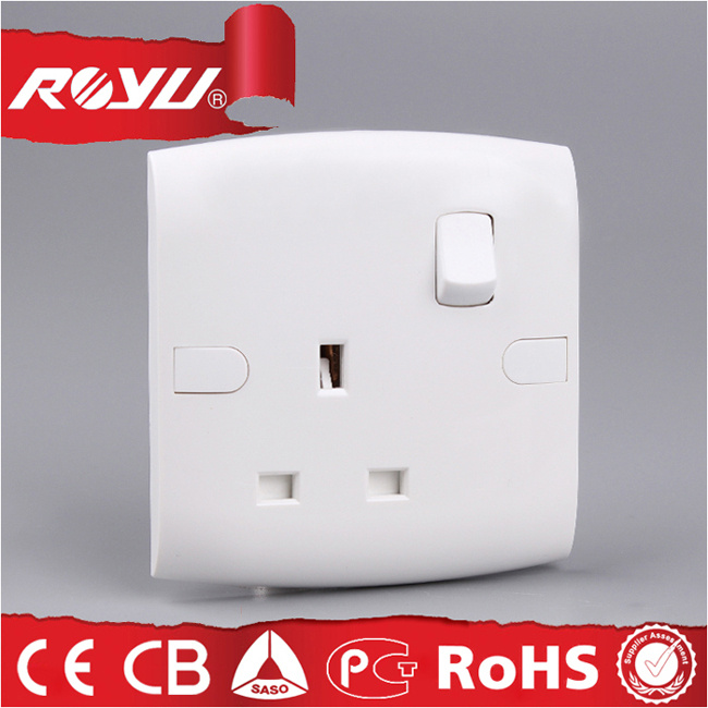 5000 Times Alf Design 1 Gang BS 13AMP Switched Socket