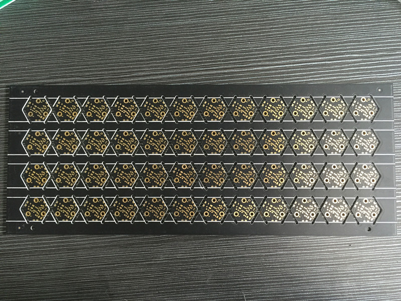 Double Sided Layer 0.8mm Black Resist Circuit Board for Consumer Electronics