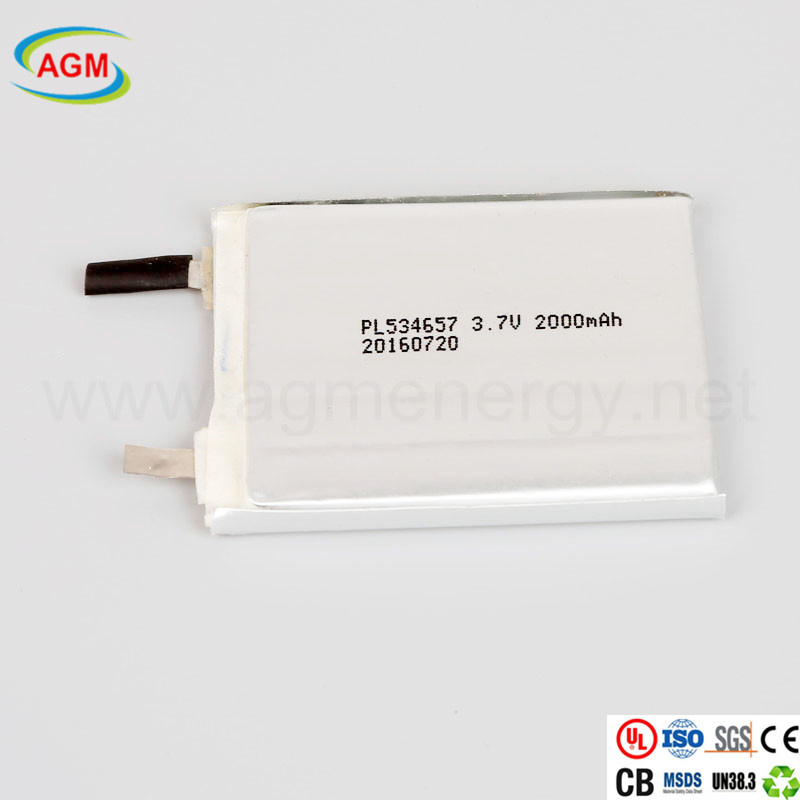 Wholesale Pl534657 3.7V 2000mAh Lithium Polymer Battery