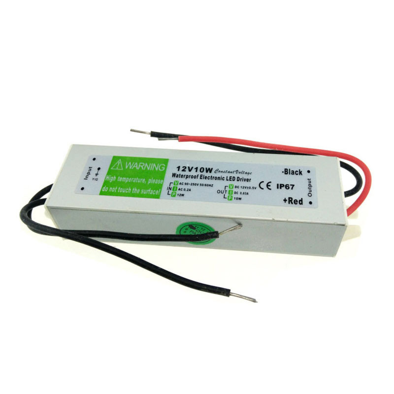 10W 12V Waterproof Switching Power Supply for LED Module