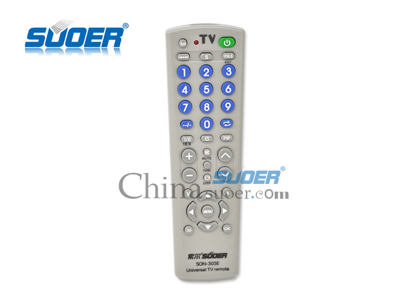Suoer Good Quality Universal TV Remote Control (SON-303E)